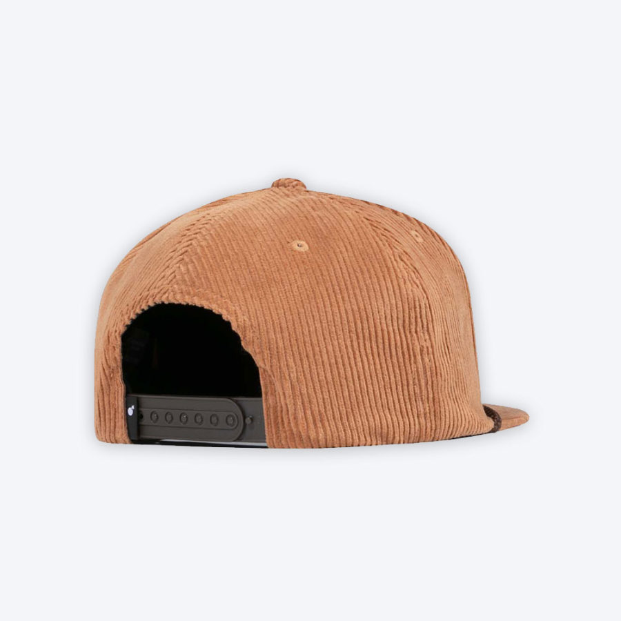 The Hundreds Cooper Cord Snapback Brown