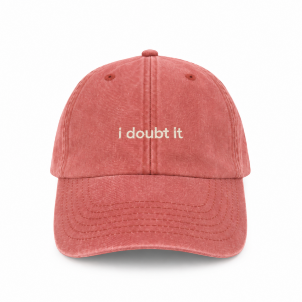 Egotrips Dad Cap I Doubt It VintageCoral