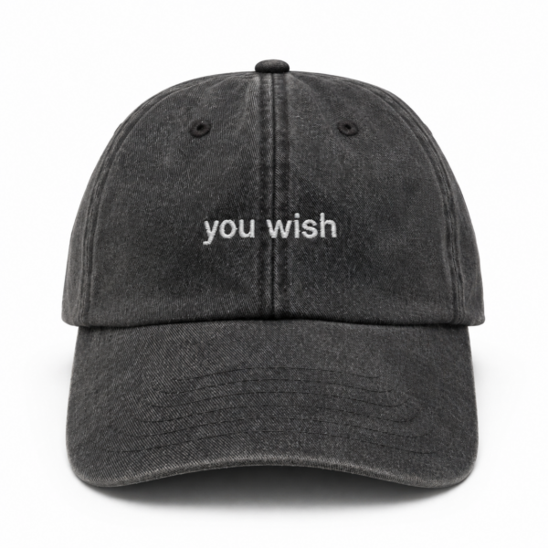 Egotrips Dad Cap You Wish VintageSchwarz